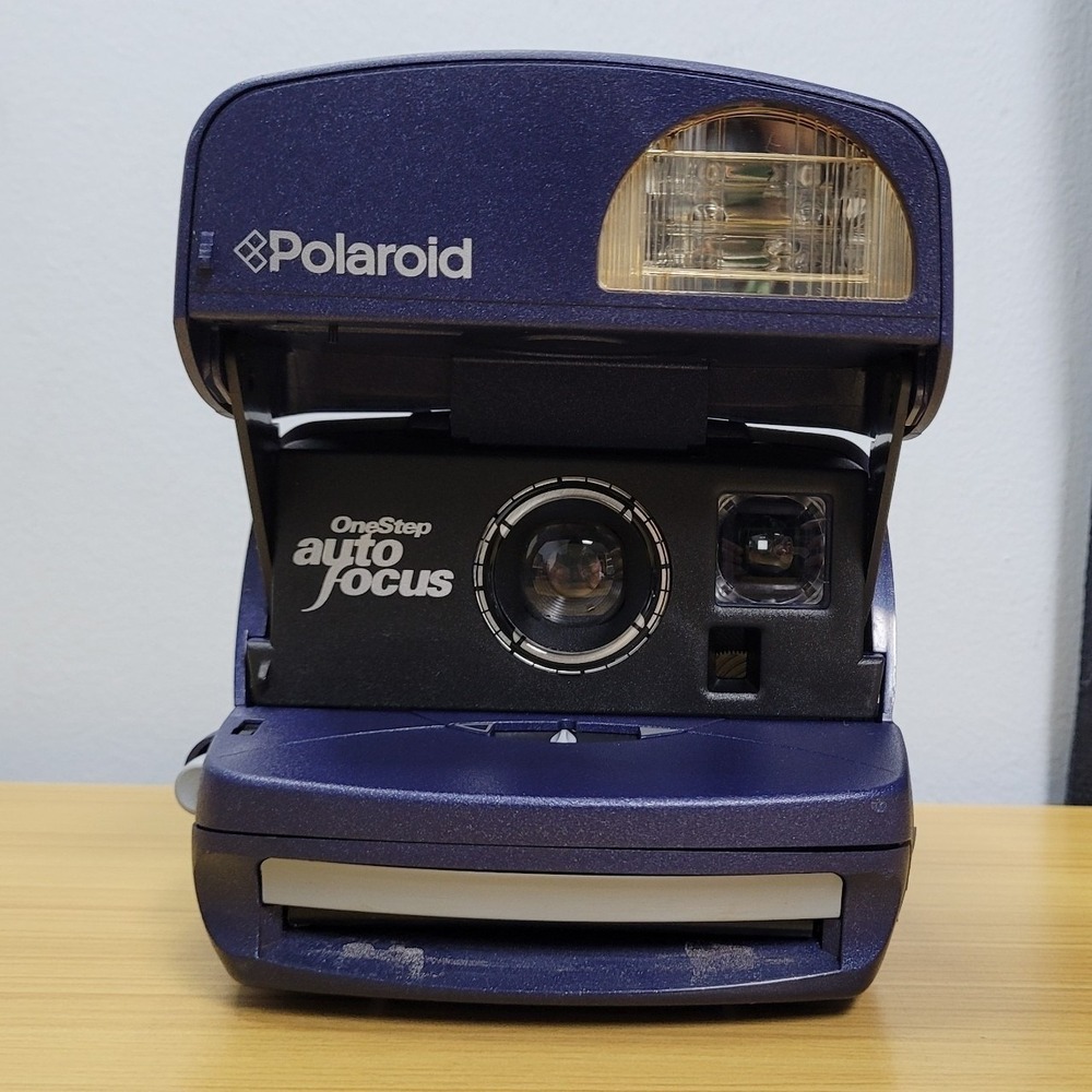 Polaroid One Step Autofocus 600 Instant Film Camera Film Included Tested Vintage